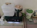 小壮熊恒温水壶 奶瓶消毒器带烘干 婴儿调奶器二合一 热烧水壶 墨绿1.5L 实拍图
