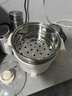 荣事达电煮锅多功能一体家用小型迷你学生宿舍一人食泡面电热火锅1-2人用不粘锅带不锈钢蒸笼送防水罩 2L 黑色内胆+不锈钢笼+1.5m线+防水罩 实拍图