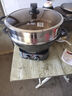荣事达（Royalstar）铸铁电炒锅一体锅 家用多功能电蒸锅插电大功率炒菜锅多用途锅电火锅 【三代双钮】加深锅体-36cm[单笼]适用6-9人 实拍图