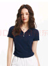 森马（Semir）代露娃|polo衫女短款辣妹衬衫2025夏刺绣凉感紧身T恤09325115005 实拍图