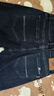 罗蒙高端牛仔裤男士春秋季宽松直筒2025新款弹力阔腿中年休闲裤子男装 黑灰长裤 32 腰围2尺5 适合140斤左右 实拍图