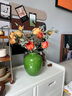 京东鲜花绿色陶瓷花瓶摆件新中式高级感复古冰裂纹插花水养花器桌面装饰 实拍图