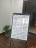 得力支架式白板60*90cm A型架带架夹纸磁性白板办公会议写字板海报广告展示架纸夹黑板 儿童画板 7890 实拍图