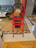 初学者 梯子家用折叠梯人字梯加厚碳钢宽踏板多功能工程梯 实拍图