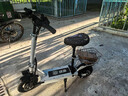 绿源【向往的生活推荐品牌】电动滑板车锂电池便携可折叠电动车成人两轮代步车迷你电动车 48V/白色/260-280里/800W/智能AI/带座 实拍图