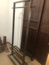 写影挂衣架实木落地卧室衣帽架客厅简约现代新中式民宿衣架置物可移动 门型款-胡桃色（不带滑轮） 65cm长 实拍图
