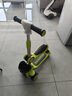 飞鸽滑板车儿童滑步车滑行可坐可骑可折叠踏板前置大灯男女孩2-3-5岁 清绿【大灯音乐风火轮座椅】 实拍图