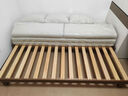 源氏木语 北欧实木沙发床小户型多功能折叠床客厅两用推拉床 【胡桃色】山毛榉-米白椰棕垫 1970*（820-1515）*220沙发床 实拍图