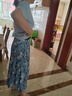 欧莎（OSA）气质优雅连衣裙子女夏季2025新款碎花半身裙子套装两件套 蓝色B（后腰加橡筋） L 实拍图