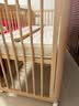 巴布豆（BOBDOG）实木婴儿床可移动多功能拼接床围栏新生儿软包围可拼接大床多阶段 【防撞床围套装】-不含床垫 实拍图