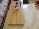 宜造（YIZAO）茶几桌客厅家用轻奢现代简易家用办公室茶台小户型阳台茶几桌子 双抽双门款-田园橡木色1.2m 实拍图