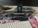 漫步者花再Halo SoundBar桌面音响音箱家用台式电脑游戏音响长条有线音箱蓝牙5.4RGB灯效 破界黑 实拍图