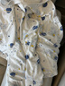 红豆儿童睡衣男女童春夏薄款纯棉家居服套装长袖裤空调服J3115白色150 实拍图