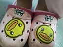 B.Duck小黄鸭童鞋儿童拖鞋男女童耐磨家居鞋洞洞鞋5302粉色26 实拍图