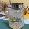 富光耐热玻璃凉水壶大容量家用果汁杯花茶杯茶壶冷水壶锤纹壶1200ML 实拍图