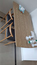 全品屋餐桌椅组合家用饭桌子小户型简约公寓快餐出租商用长方形电脑桌 原木色 140cm 【宽80CM】一桌四椅 实拍图
