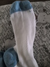 李宁（LI-NING）足球袜儿童中长筒防滑袜过膝专业男足球护腿板运动长袜晴山蓝-XL 实拍图