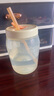 特百惠（Tupperware）吸吸罐550ml女生学生密封带吸管水杯子夏季自制饮品奶昔 奶黄色 实拍图