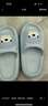 朴西儿童拖鞋室内居家浴室防滑外穿2025男女童夏季新款小熊凉拖鞋 浅水蓝 【萌趣小熊造型】 32  -34 (210mm) 实拍图