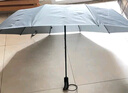 天堂 全自动雨伞三折 10骨加固一键开收易甩干简约晴雨伞 天际灰 实拍图