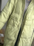 （反季清货）2025冬季新款宽松小个子羽绒服女韩版连帽外套 淡绿 M 实拍图