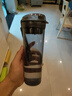特百惠（Tupperware）晶彩MAX塑料杯600ml 男女士学生夏季运动水杯子户外大容量 酷炫黑 实拍图