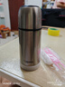 象印（ZOJIRUSHI）日本进口子弹头自带小水杯保温杯男女不锈钢办公室茶杯便携水杯子 不锈钢色-350ML 实拍图