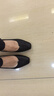 大东黑色气质浅口单鞋女春季2026新款配裙子高跟鞋一脚蹬通勤女鞋 黑色 【跟高约4.3cm】 37 实拍图