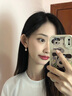 Jay耳环女耳饰圆脸耳坠925银耳钉耳扣耳圈送女友七夕情人节礼物 S925银耳圈（京仓/就近发货） 实拍图