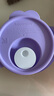 特百惠（Tupperware）微波460ml可加热水晶汤碗水果碗 学生上班族便携饭盒单个装冰沙紫 实拍图
