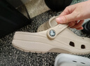 卡骆驰crocs洞洞鞋贝雅男鞋女鞋轻便耐磨一脚蹬拖鞋休闲鞋|10126 白-100 36 /37(220mm) 实拍图