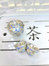 讲茗堂鎏纯银茶具一鹿有你旅行茶具一壶三杯快客杯送礼品物长辈领导男士 银上画-一鹿有你一壶三杯旅行茶 晒单实拍图