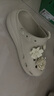 卡骆驰（crocs）男女泡芙洞洞鞋户外休闲时尚厚底一脚蹬沙滩鞋 207521-2Y2 37-38 实拍图