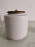 苏氏陶瓷（SUSHI CERAMICS）茶叶罐时尚亚光铁锈茶具配件（白） 实拍图