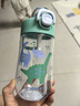 乐扣乐扣（LOCK&LOCK）儿童吸管杯学生塑料水杯户外手拎便携运动杯500ml绿色 实拍图