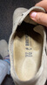 BIRKENSTOCK勃肯德国进口男女款牛皮绒面革软木London低帮休闲鞋 棕色窄版1010504 37 实拍图