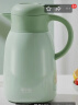 哈尔斯保温壶家用大容量瓶热水瓶壶316不锈钢大肚家居壶 豆绿1800ml 实拍图