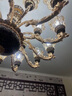 韵钰 欧式客厅吊灯大气家用法式餐厅吊灯轻奢水晶卧室灯具陶瓷吊灯 6头-配全光谱三色光源 实拍图
