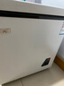 冰熊冰柜家用小型冰柜73L一级节能低噪小冷柜以旧换新冷冻冷藏柜食品保鲜小冰箱 109L 象牙白【减霜 单门】 实拍图