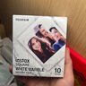 INSTAX富士instax立拍立得 方形相纸 汉白玉单包装10张  实拍图