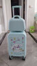 袋鼠（KANGAROO）行李箱卡通玉桂狗儿童小型轻便女学生拉杆箱男万向轮旅行密码箱 玉桂狗薄荷绿【子母箱】 20英寸 【登机之选】 实拍图