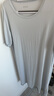 顶瓜瓜睡裙女纯棉春夏舒适短袖可外穿睡衣家居服女23337 卷舒蓝 170  实拍图