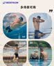 迪卡侬（DECATHLON）泳裤男短裤防尴尬游泳裤沙滩裤游泳短裤温泉裤泳衣海边游泳装备 【新款防尴尬】抗氯经典黑 L XL/46 内衬需紧身包裹，建议选小一尺码 实拍图