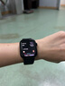 Apple/苹果 Watch Series 10 智能手表GPS款42毫米亮黑色铝金属表壳黑色运动型表带S/M MX1M3CH/B 实拍图