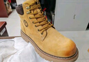 骆驼（CAMEL）【山越】秋冬新款高帮户外工装靴短靴登山鞋踢不烂大黄靴女马丁靴 L23W076036R戈壁加绒土黄 38 实拍图