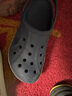 卡骆驰（CROCS）贝雅卡骆班儿童洞洞鞋沙滩鞋男女童包头拖鞋/207018/207019 深蓝色-410 33 (200mm) 实拍图