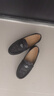蔻驰（COACH）女士女鞋经典标志JANIE乐福鞋单鞋百搭轻奢通勤鞋子 黑色/ 碳灰色 36 实拍图