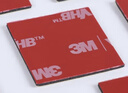 3M双面胶耐高温ETC车载支架 强力款黑色 长80mm*宽100mm 2片装 实拍图