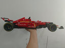 幸运纸条跑车积木6-12岁拼装玩具高难度巨大型兼容乐高赛车男孩生日礼物 1:8经典红F1赛车【可遥控+灯光】 实拍图