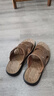 星头啄木鸟【100%牛皮牛筋底】2025夏季新款凉鞋男真皮男士凉拖鞋两用沙滩鞋 QF5807棕色 39 实拍图
